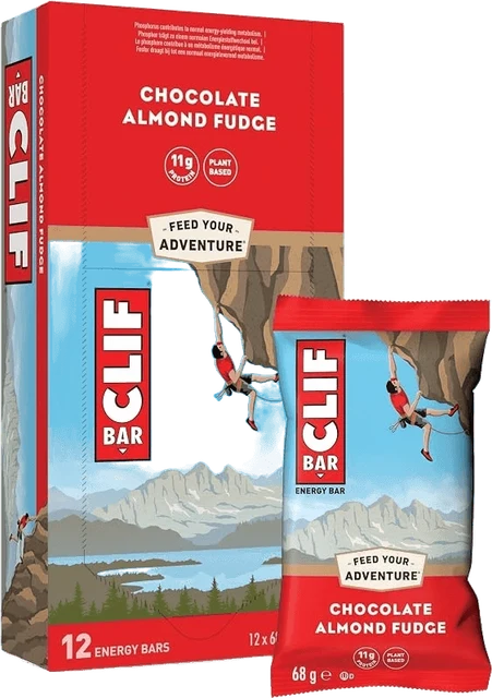 Clif Bar Chocolate Almond Fudge (12 x 68 g)