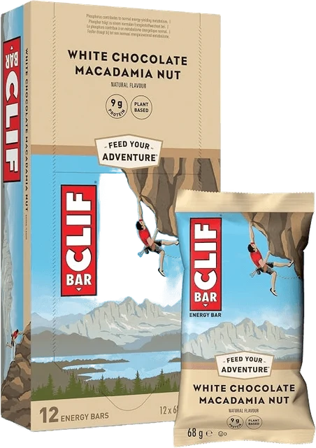 Clif Bar White Chocolate Macadamia (12 x 68 g)